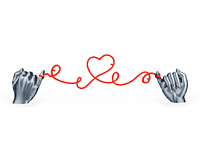 Heartstring Photo String -3D