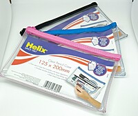 Helix Medium Clear Pencil Case