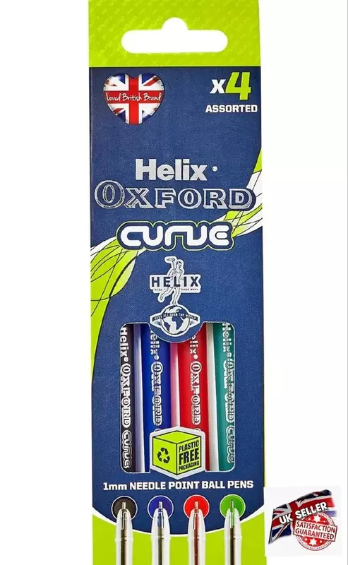 Helix Oxford Curve Assorted Ball Point Pens