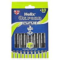 Helix Oxford Curve Ball Point Pens Assortment