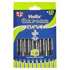 Helix Oxford Curve Ball Point Pens Assortment