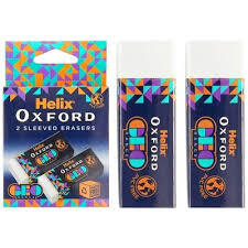 Helix Oxford Geo Erasers Assortment