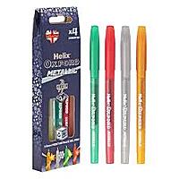 Helix Oxford Metallic Gel Pens
