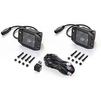 Hella LED Black Magic 3.2" Cube Kit - (Flood/Flush)