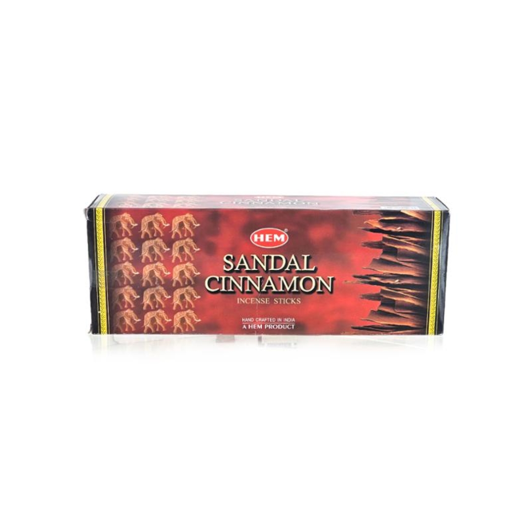 25043 Hem Sandal Cinnamon Incense 20 X 6