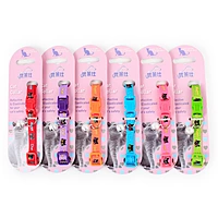 Reflective Adjustable Cat Collar with Safety Breakaway Buckle
