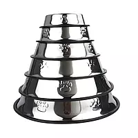 Stainless Steel Pet Bowl, Food And Water, Non-Slip Pet Feeding Dish Bowl With Rubber Base