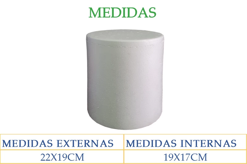 Hielera Cilíndrica 22x19cm