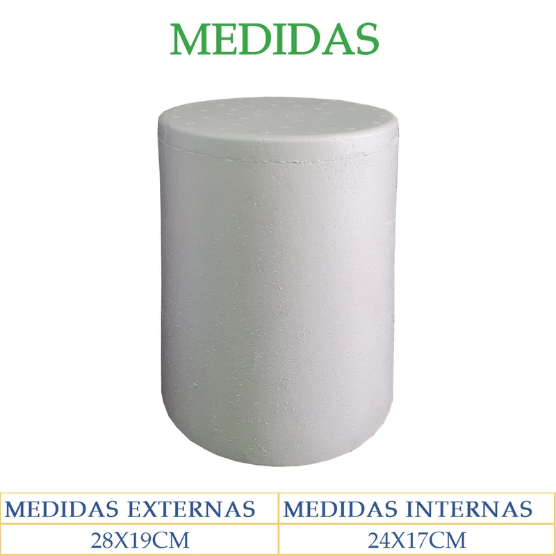Hielera cilindrica 28x19 cm