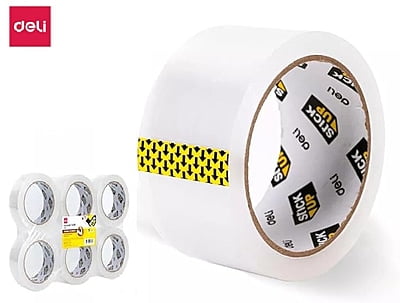 DELI High Transparency Packing Tape - TRANSPARENT