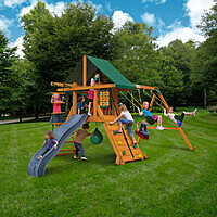 High Point II Swing Set w/ Grey Slide High Point II Swing Set w/ Grey Slide