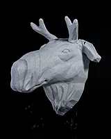 High Elk Wall Light