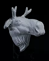 High Elk Wall Light