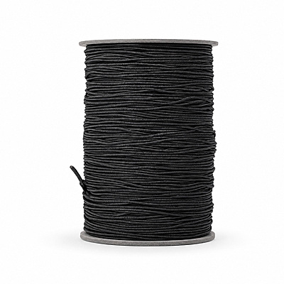 Hilo Caucho 0.8Mm Negro X250Mts Rollo X 250 Metros