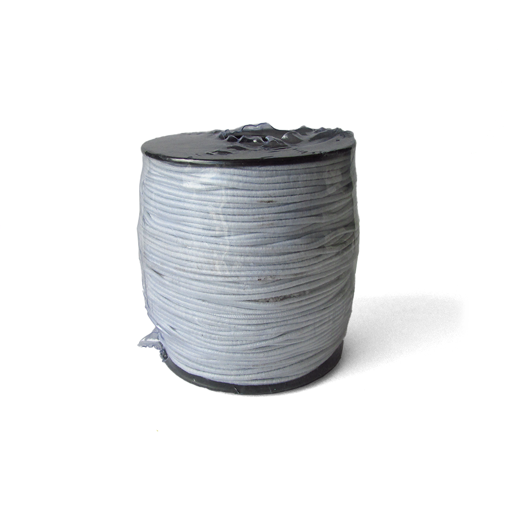 Hilo Caucho 1.5 Mm X 100Yds Blanco Rollo X 100 Yardas