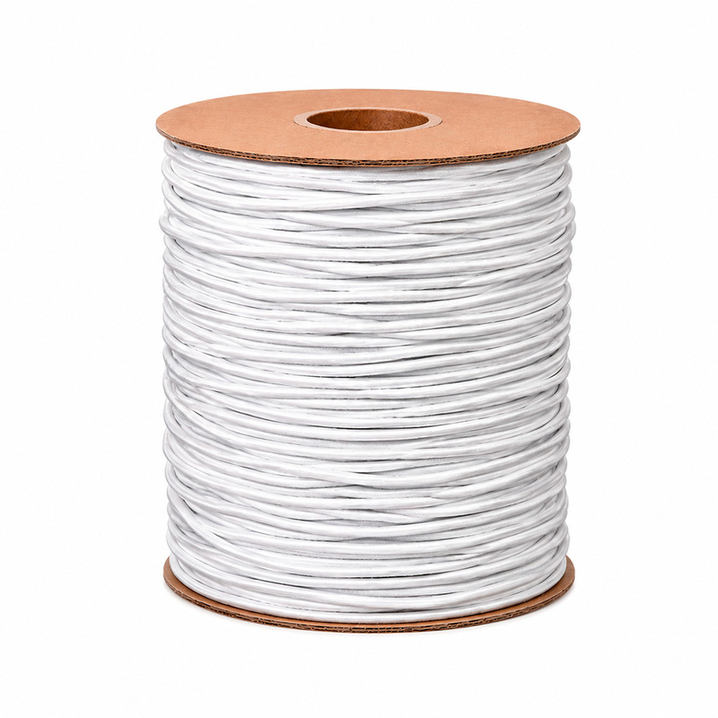 Hilo Caucho 2.8Mm Blanco Rollo X 100 Yardas Hilo Caucho 2.8Mm Blanco Rollo X 100 Yardas
