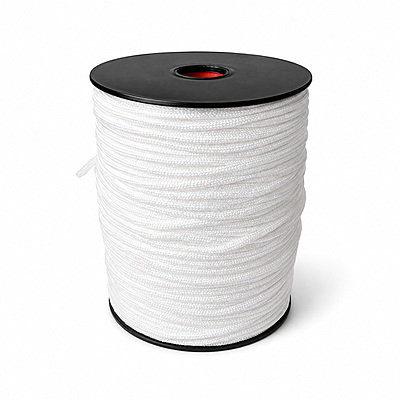Hilo Caucho 3Mm Blanco (115G) Rollo X 100 Metros