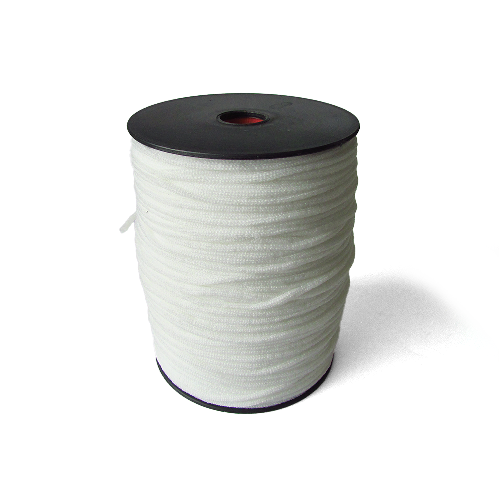 Hilo Caucho 3Mm Blanco 100 Metros (115G) Rollo X 100 Metros