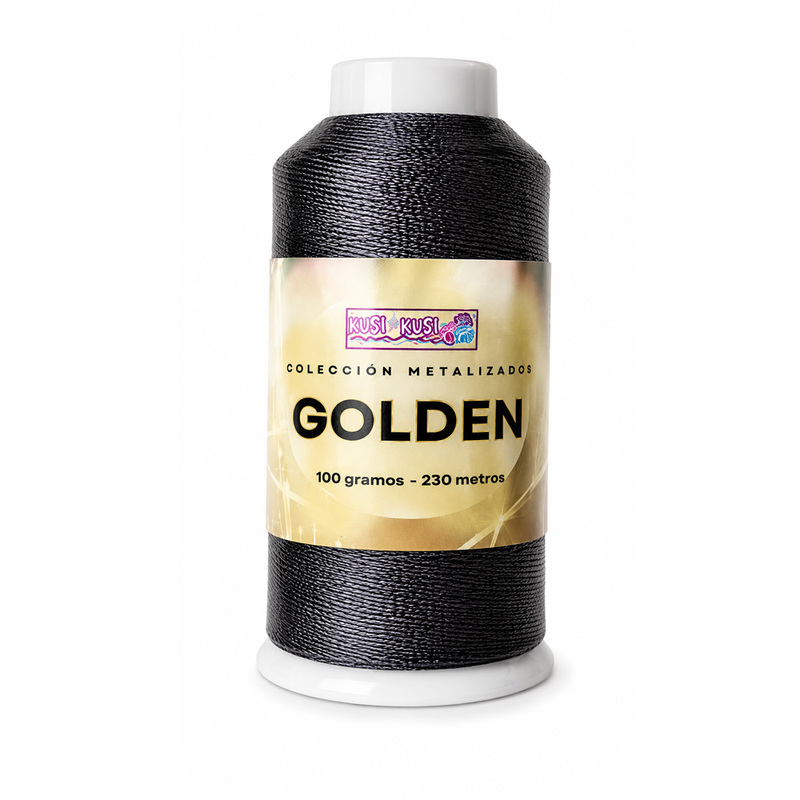 Hilo Golden Negro * 100Grs B-40 Cono X 100Gramos Hilo Golden Negro * 100Grs B-40 Cono X 100Gramos