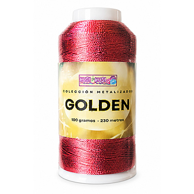 Hilo Golden Rojo * 100Grs B-25 Cono X 100Gramos