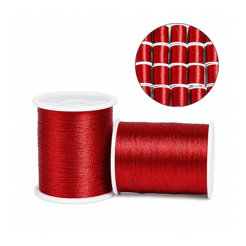 Hilo Metalizado Rojo Pq*20Rollos Caja X 20Rollos Hilo Metalizado Rojo Pq*20Rollos Caja X 20Rollos