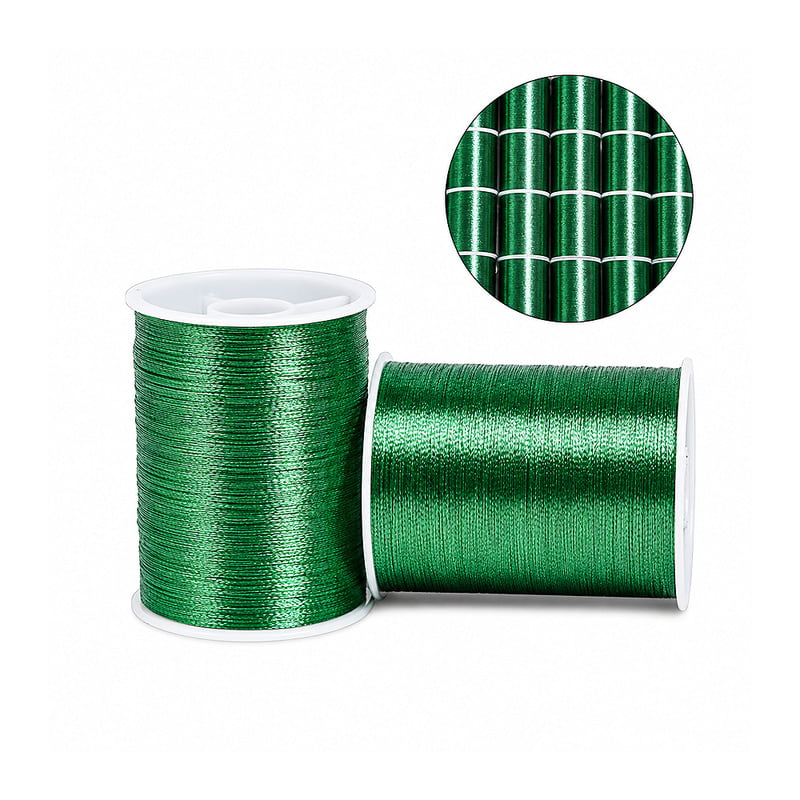 Hilo Metalizado Verde Pq*20Rollos Caja X 20Rollos Hilo Metalizado Verde Pq*20Rollos Caja X 20Rollos