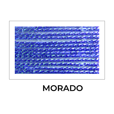 Hilo Metalizado Irisado Rollo Por 100 Gramos Color Morado MS996 Hilo Metalizado Irisado Rollo Por 100 Gramos Color Morado MS996