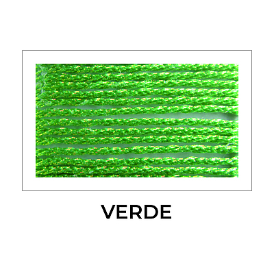 Hilo Metalizado Irisado Rollo Por 100 Gramos Color Verde STL52011 Hilo Metalizado Irisado Rollo Por 100 Gramos Color Verde STL52011