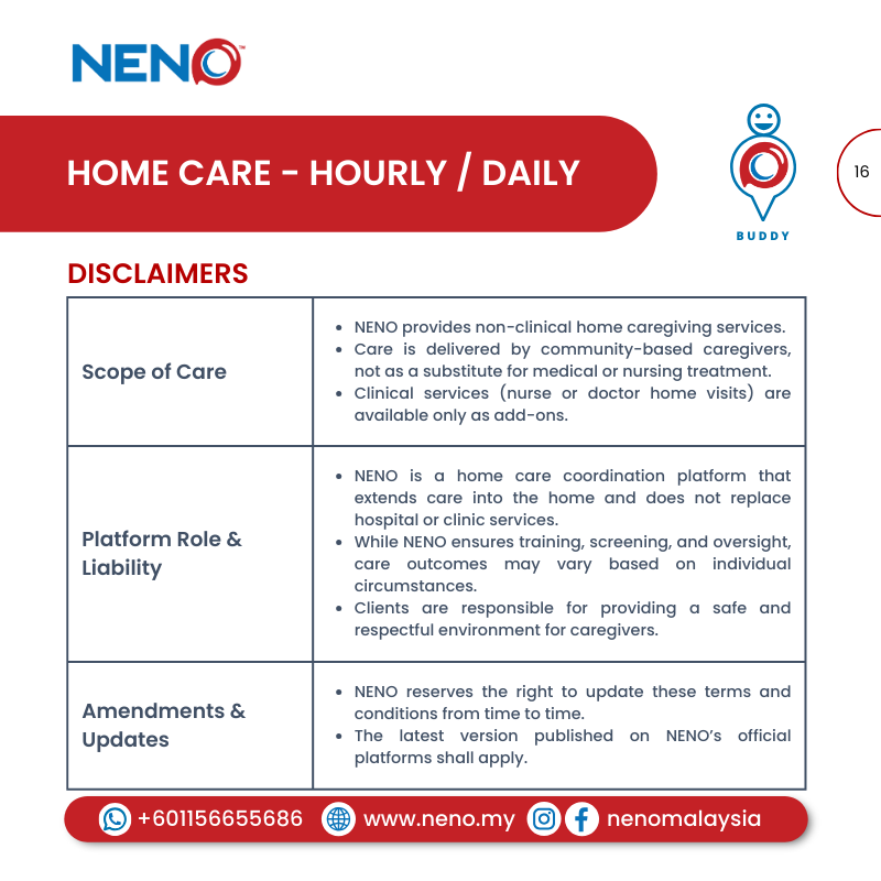 Home Care Hourly / Daily