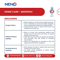 Home Care Monthly (Short-Term Subscription) Service