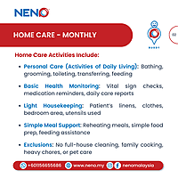 Home Care Monthly (Short-Term Subscription) Service