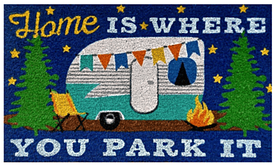 Home Is Where You Park It Coir Doormat
