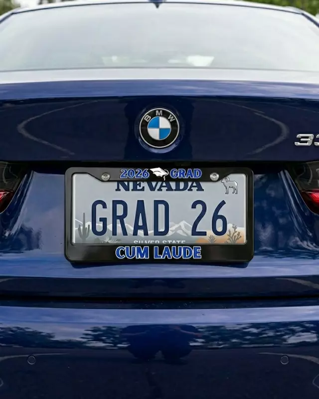 Honor Series graduation license plate frames with personalized graduation designs