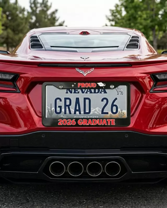 Honor Series graduation license plate frames with personalized graduation designs
