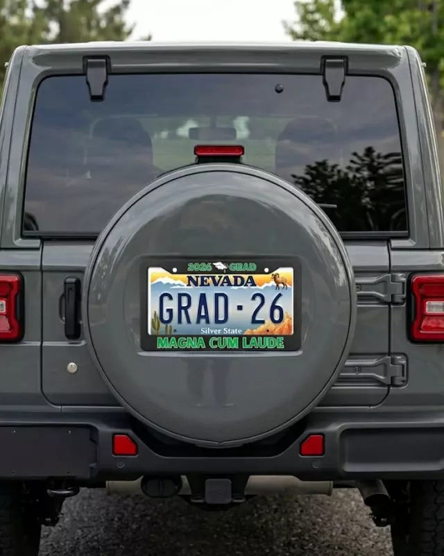 Personalized Honor Series license plate frame collection featuring graduation honors
