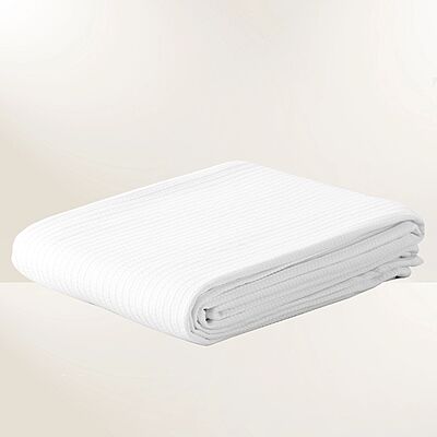 Honeycomb Blanket White