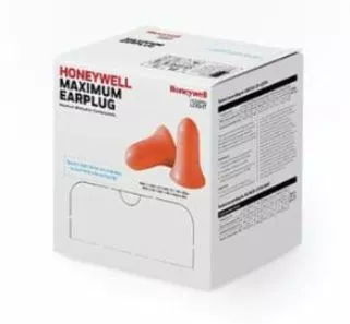 MAXIMUM Disposable Earplugs, Foam, Coral, Uncorded