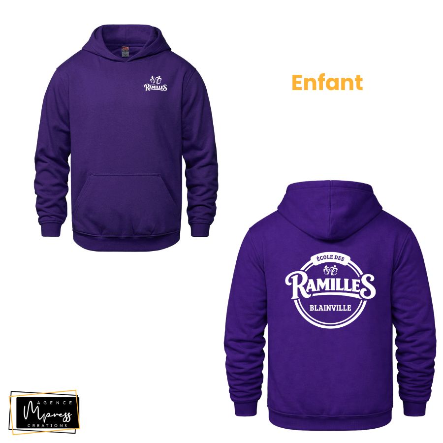 Enfant - Coton ouaté Mauve (Ramilles) Enfant - Coton ouaté Mauve (Ramilles)