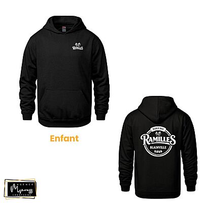 Enfant - Coton ouaté Noir (Ramilles)