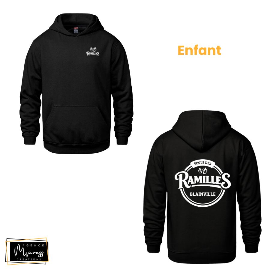 Enfant - Coton ouaté Noir (Ramilles) Enfant - Coton ouaté Noir (Ramilles)
