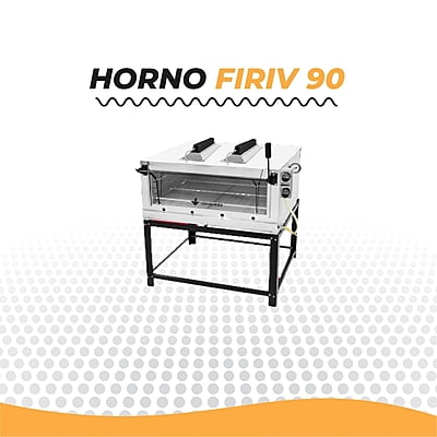 FIRIV90 Horno Roma acero 90 com infrarojo.