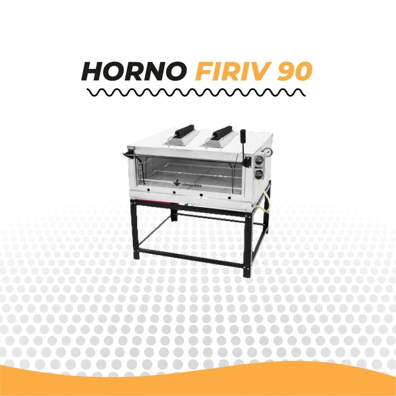 FIRIV90 Horno Roma acero 90 com infrarojo.