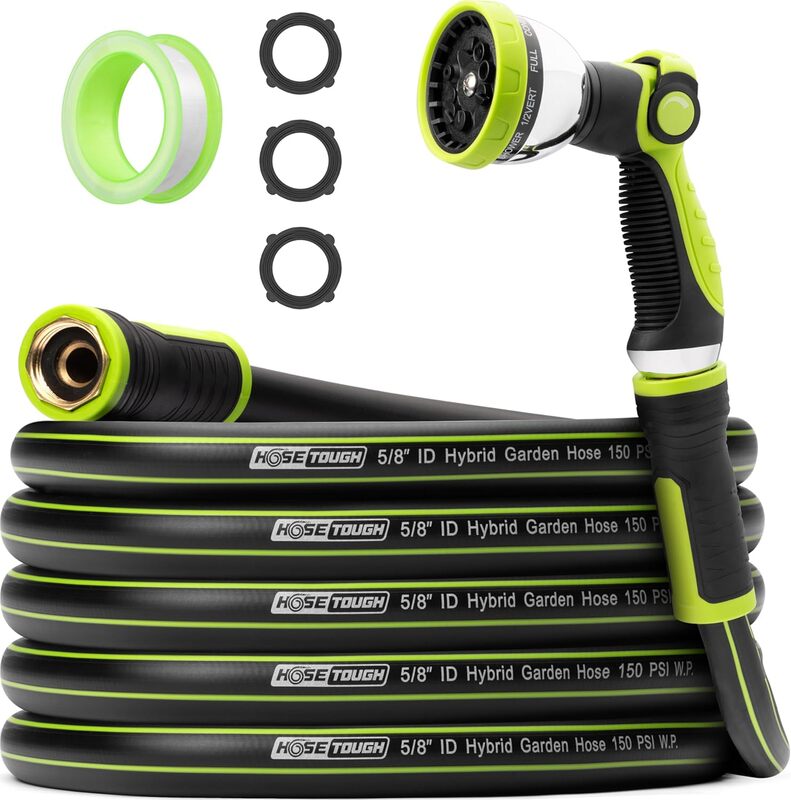 Heavy Duty Garden Hose 25ft x 5/8”