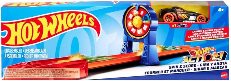 Hot Wheels Action Stunt Race Set - Spin & Score