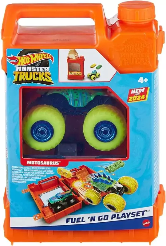 Hot Wheels Monster Trucks Fuel N' Go Playset