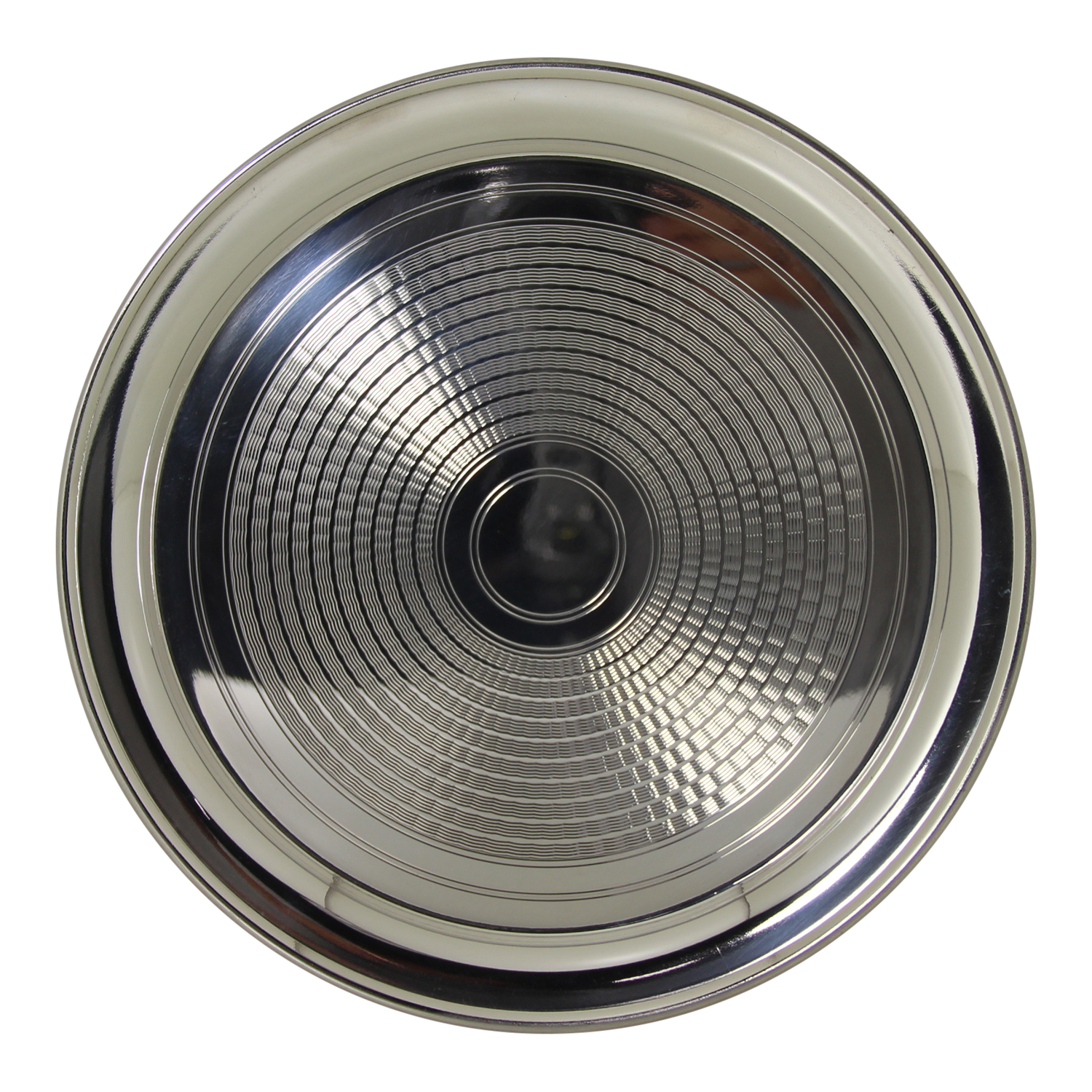 12" Engine Turned Tazza English Silver Plate. SKU #: HOT526. 12" Engine Turned Tazza English Silver Plate. SKU #: HOT526.