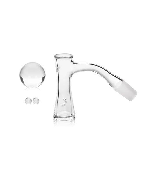 GRAV® 14mm 45° Quartz Hourglass Banger Set GRAV® 14mm 45° Quartz Hourglass Banger Set
