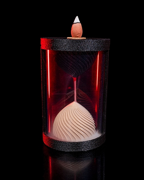 Hourglass Backflow Burner