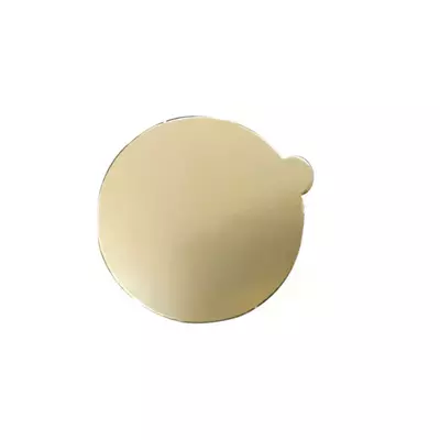 PASTRY BASE 3" ROUND GOLDEN FOIL