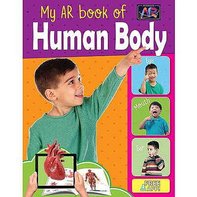 My AR Book of Animals, Vehicles, Human Body, Opposite & Shapes - Set of 4 Early Learning Books